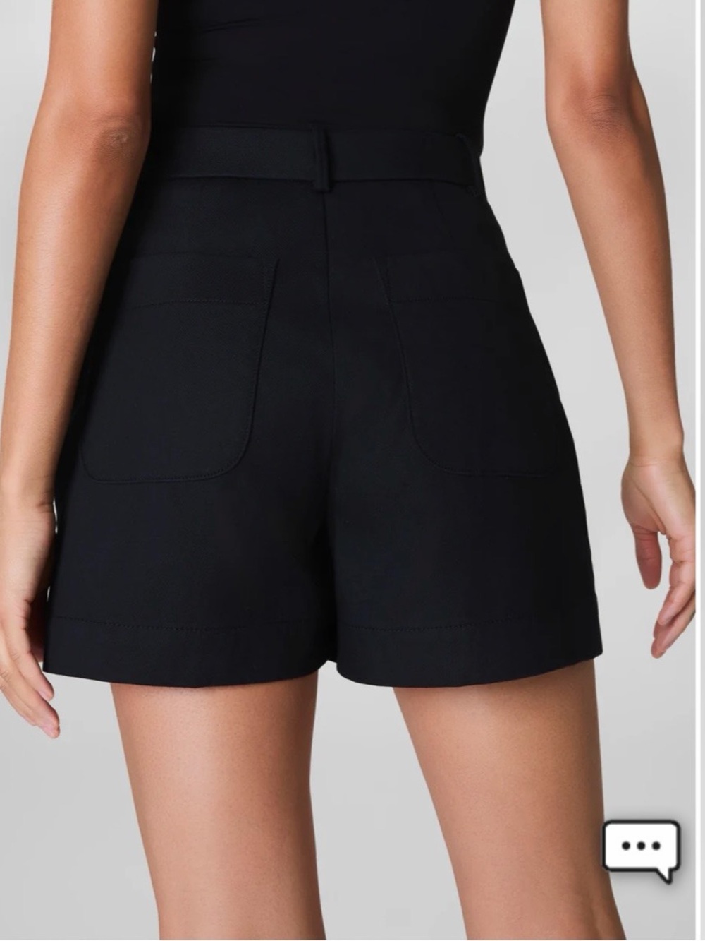 #689 SPANX Black Waistband Shorts. Brand Spanking New with tags. - Picture 3 of 9